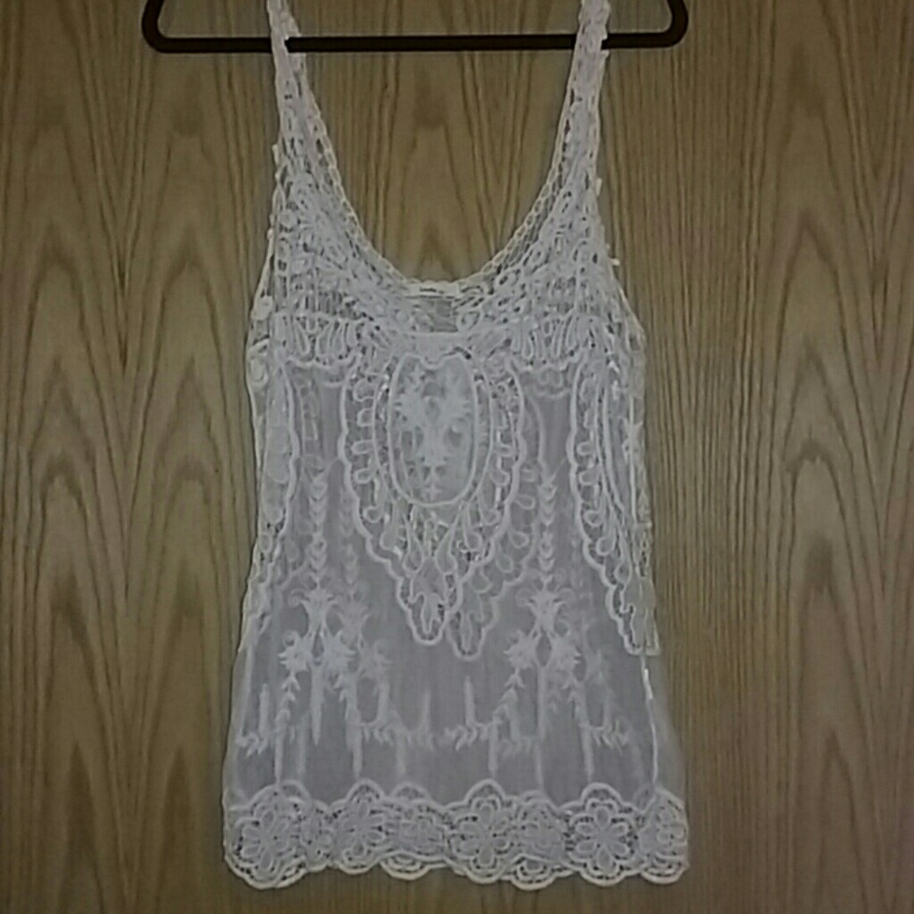 Crochet/lace tank